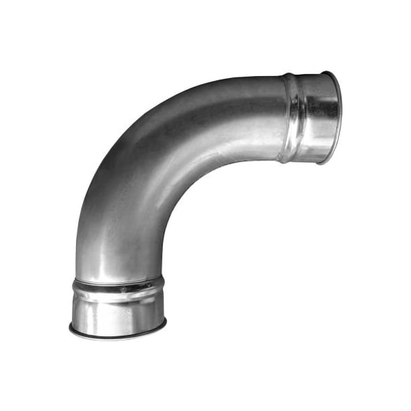 Us Duct US Duct Clamp Together 90 Degree Elbow 1.5 CLR, 5" Diameter, Galvanized, 22 Gauge RESS0590.G22 - main